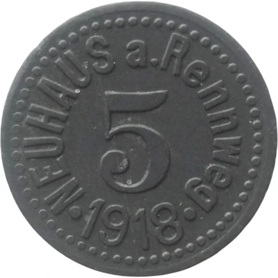 5 Pfennigs - Neuhaus a. Rennweg front