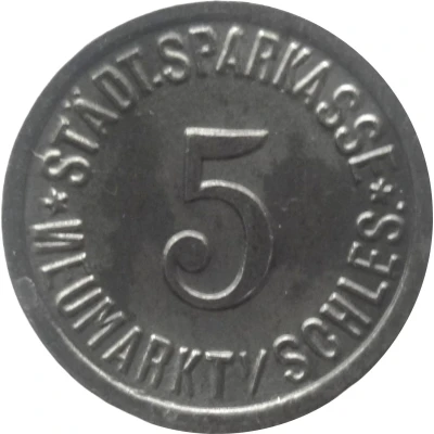 5 Pfennigs - Neumarkt Schlesien front