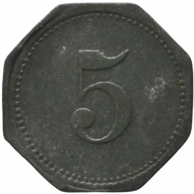 5 Pfennigs - Nürnberg (Triumph Werke Aktiengesellschaft) ND back