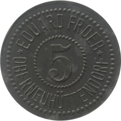 5 Pfennigs - Oberneuhüttendorf (Eduard Froeb) ND front