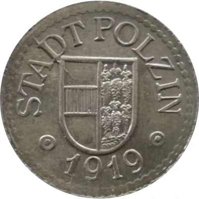 5 Pfennigs - Polzin front