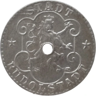 5 Pfennigs - Rudolstadt front