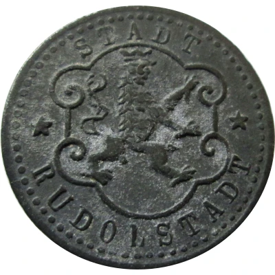 5 Pfennigs - Rudolstadt front