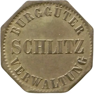 5 Pfennigs - Schlitz (Burggüter Verwaltung) ND front