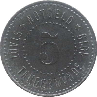 5 Pfennigs - Tangermünde front