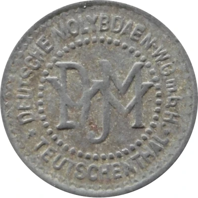 5 Pfennigs - Teutschenthal (Deutsche Molybdaen. -W. G.m.b.H.) ND front