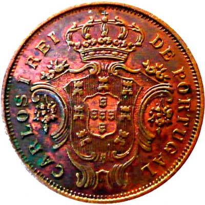 5 Réis - Charles I front