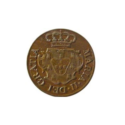 5 Réis - Maria II London front