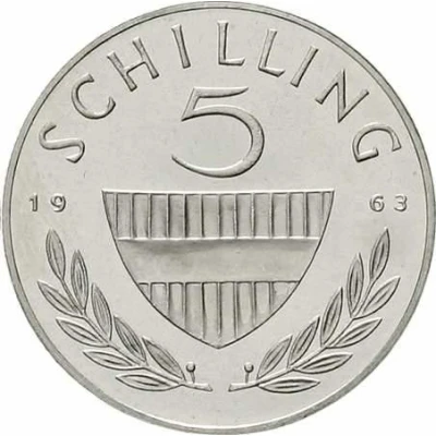 5 Schilling Silver back