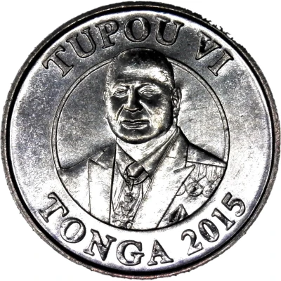 5 Seniti - Tupou VI front