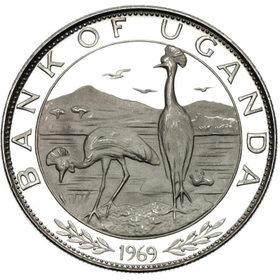 5 Shillings Crowned crane back