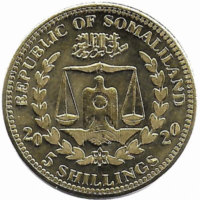 5 Shillings Eolophus Roseicapilla front