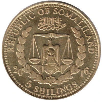 5 Shillings Felis Concolor front