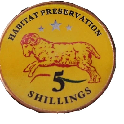 5 Shillings Habitat Preservation back