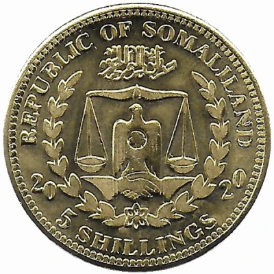 5 Shillings Kakatoe Galerita front