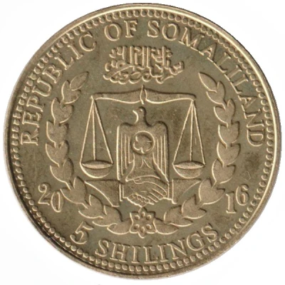 5 Shillings Panthera Pardus front