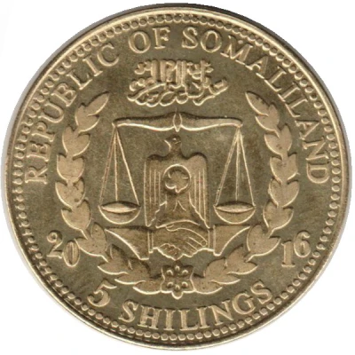 5 Shillings Panthera Tigris front