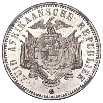 5 Shillings Zuid Afrikaansche Republiek; Transvaal Pattern back