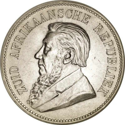 5 Shillings Zuid Afrikaansche Republiek front