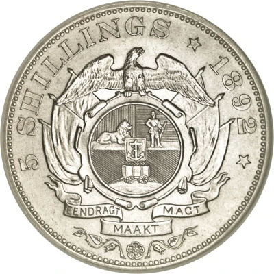 5 Shillings Zuid Afrikaansche Republiek back