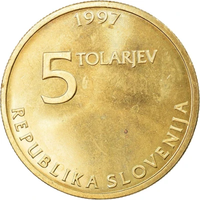 5 Tolarjev Žiga Zois front