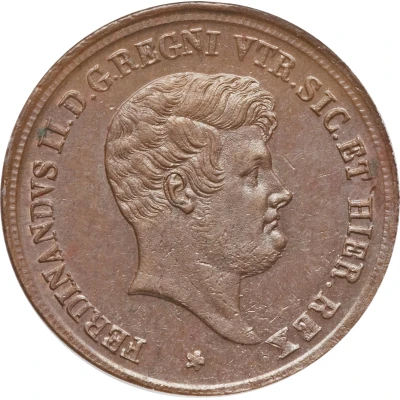 5 Tornesi - Ferdinando II front