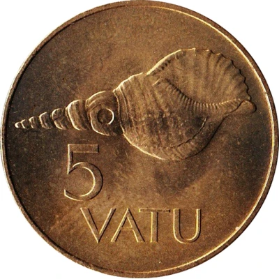 5 Vatu Shell back