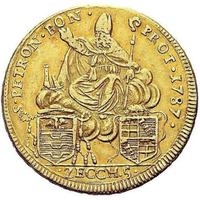 5 Zecchini - Pius VI Giovanni Archetti Legate back