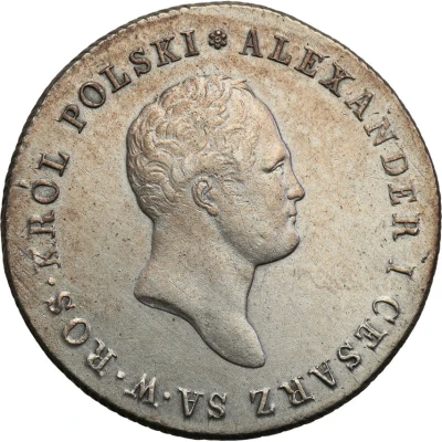 5 Zlotys Polskich - Alexander I front