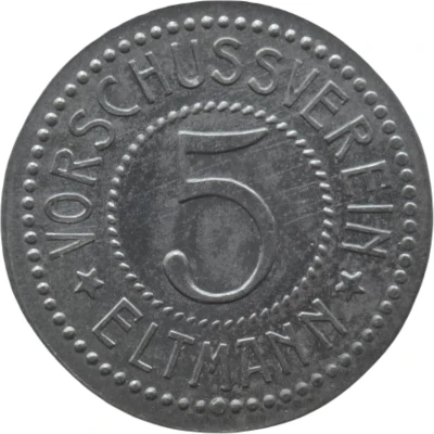 5 pfennig - Eltmann (Vorschussverein) ND front