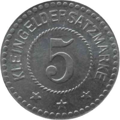 5 pfennig - Eltmann (Vorschussverein) ND back