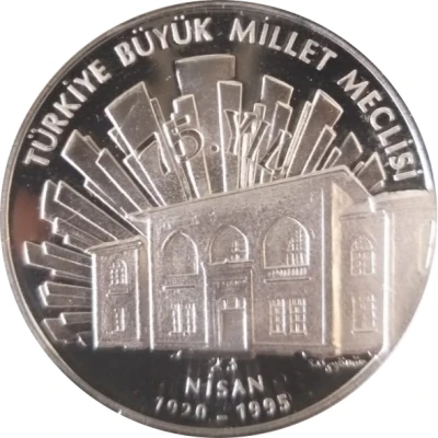 50 000 Lira Grand National Assembly of Türkiye back