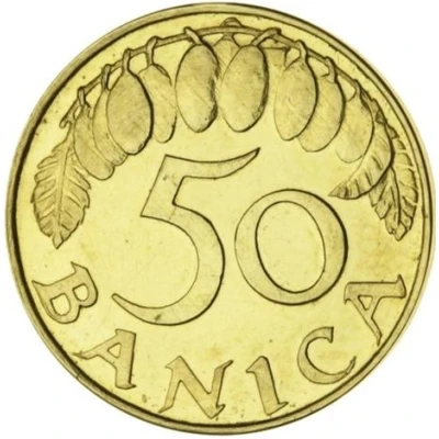 50 Banica Pattern; Gold back