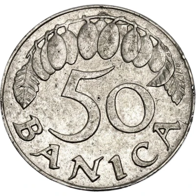 50 Banica Pattern; Silver back