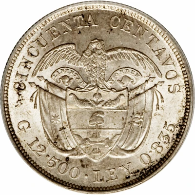 50 Centavos Discovery of America back