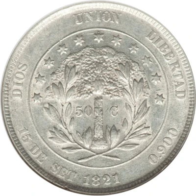 50 Centavos Independence back