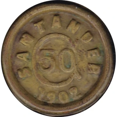 50 Centavos Province of Santander front