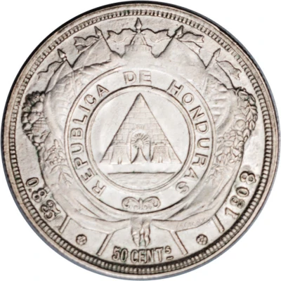 50 Centavos front