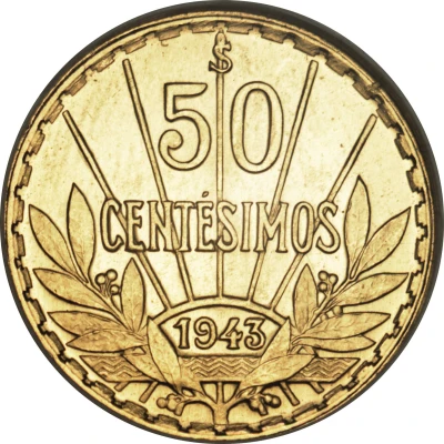 50 Centesimos Pattern back