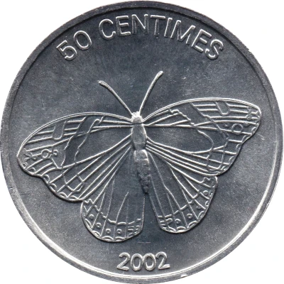 50 Centimes Butterfly back