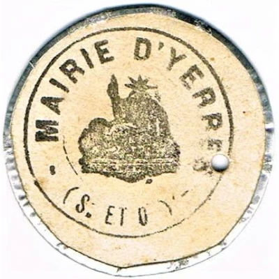 50 Centimes - Mairie de Yerres 78 ND front