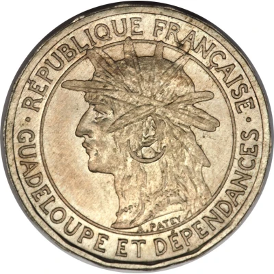 50 Centimes Piedfort front