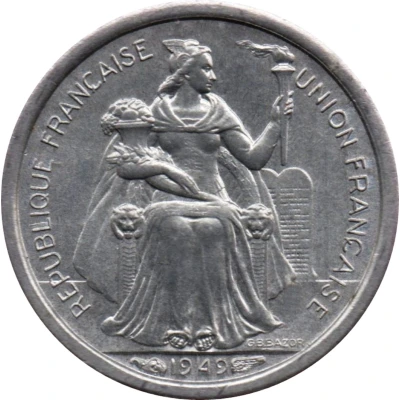 50 Centimes Union Française front