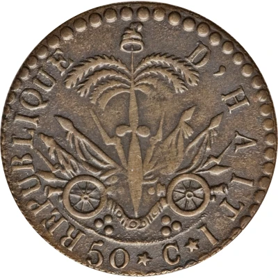 50 Centimes front