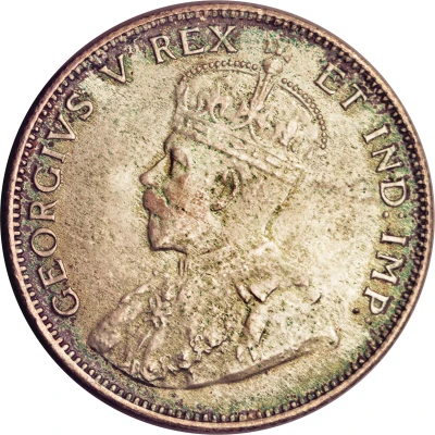 50 Cents / 1 Shilling - George V front