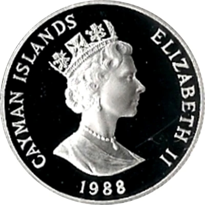 50 Cents - Elizabeth II 3rd portrait front