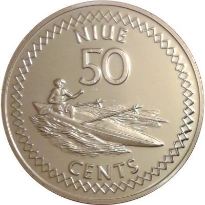 50 Cents - Elizabeth II 3rd portrait back