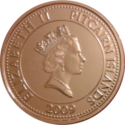 50 Cents - Elizabeth II 3rd portrait front