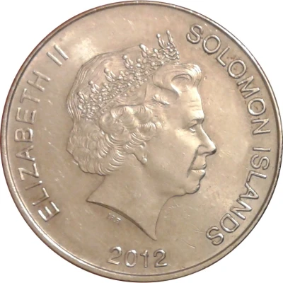 50 Cents - Elizabeth II 4th portrait front