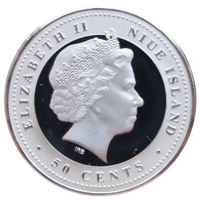 50 Cents - Elizabeth II Archery ND front